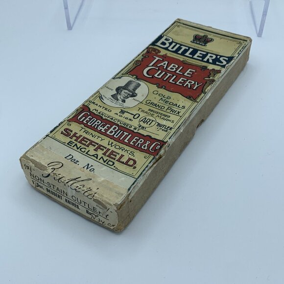 Butler’s Non-Stain Cutlery Dessert Knives by George Butler & Co. – Sheffied - Picture 7 of 7